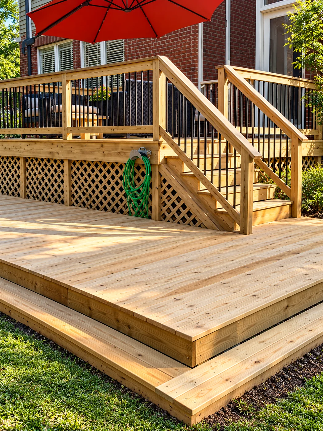 Custom multi-level deck project