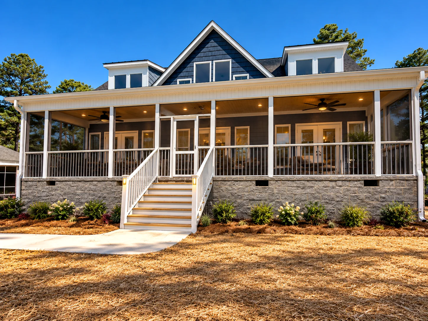 Custom screened porch project